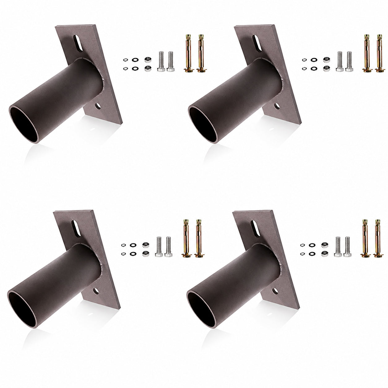 G GJIA Slip Fitter Adapter Bracket and 90 Degree Wall Mount Bracket