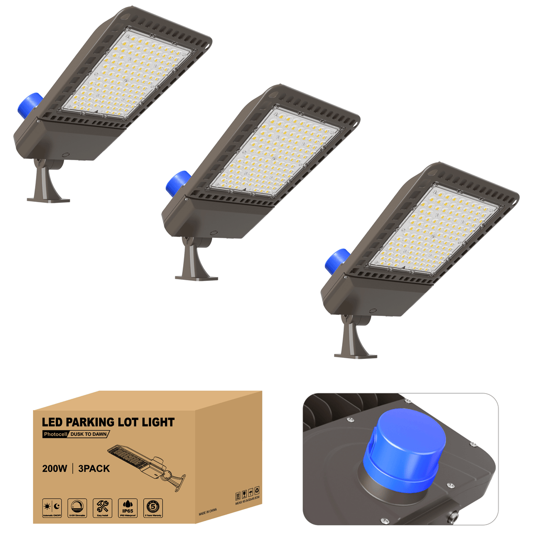 G GJIA® Adjustable Arm Series LED Parking Lot Lights - G GJIA®