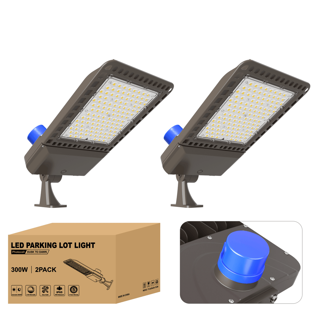 G GJIA® Adjustable Arm Series LED Parking Lot Lights - G GJIA®