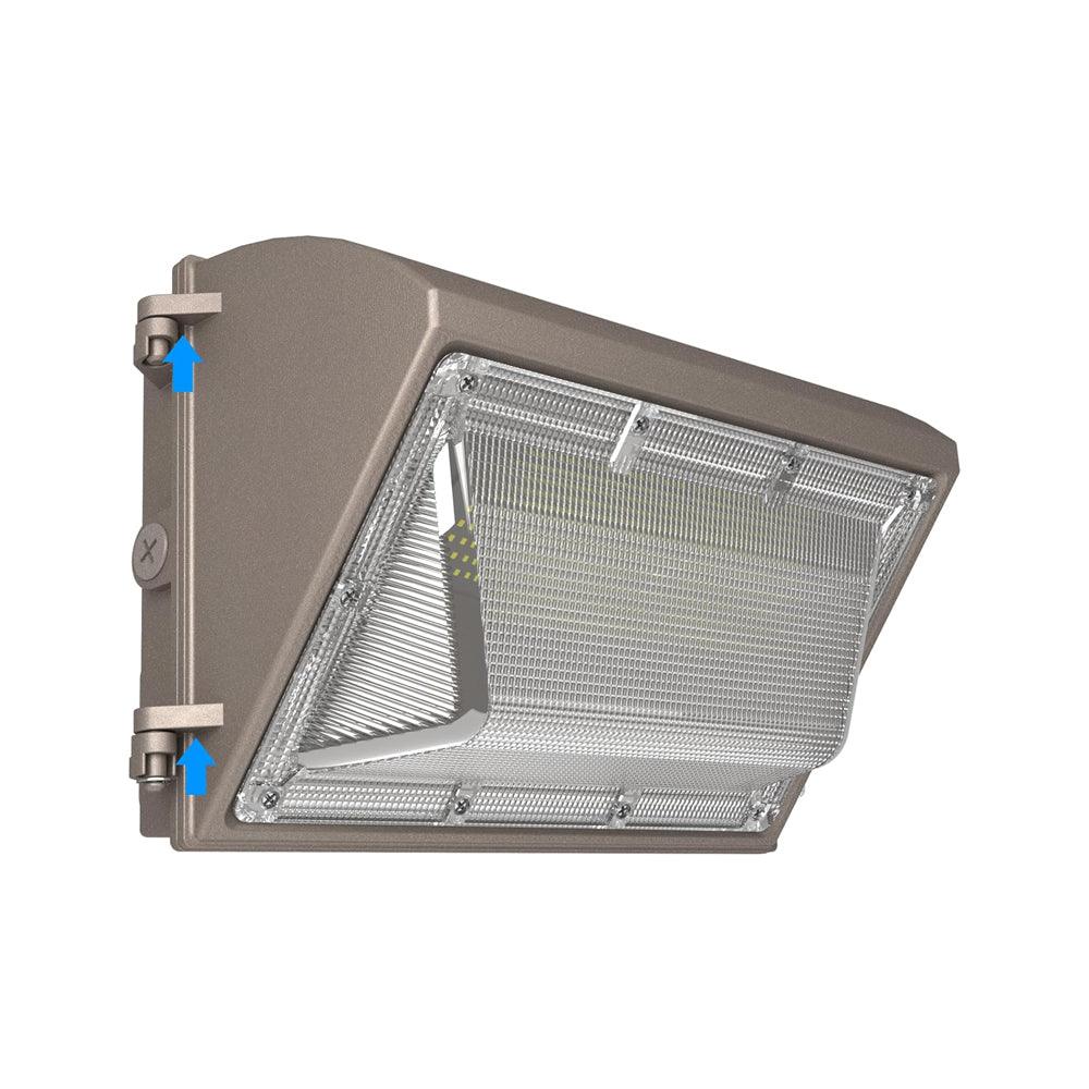 G GJIA® LED Wall Pack Light: Dusk-to-Dawn Photocell Feature - G GJIA®