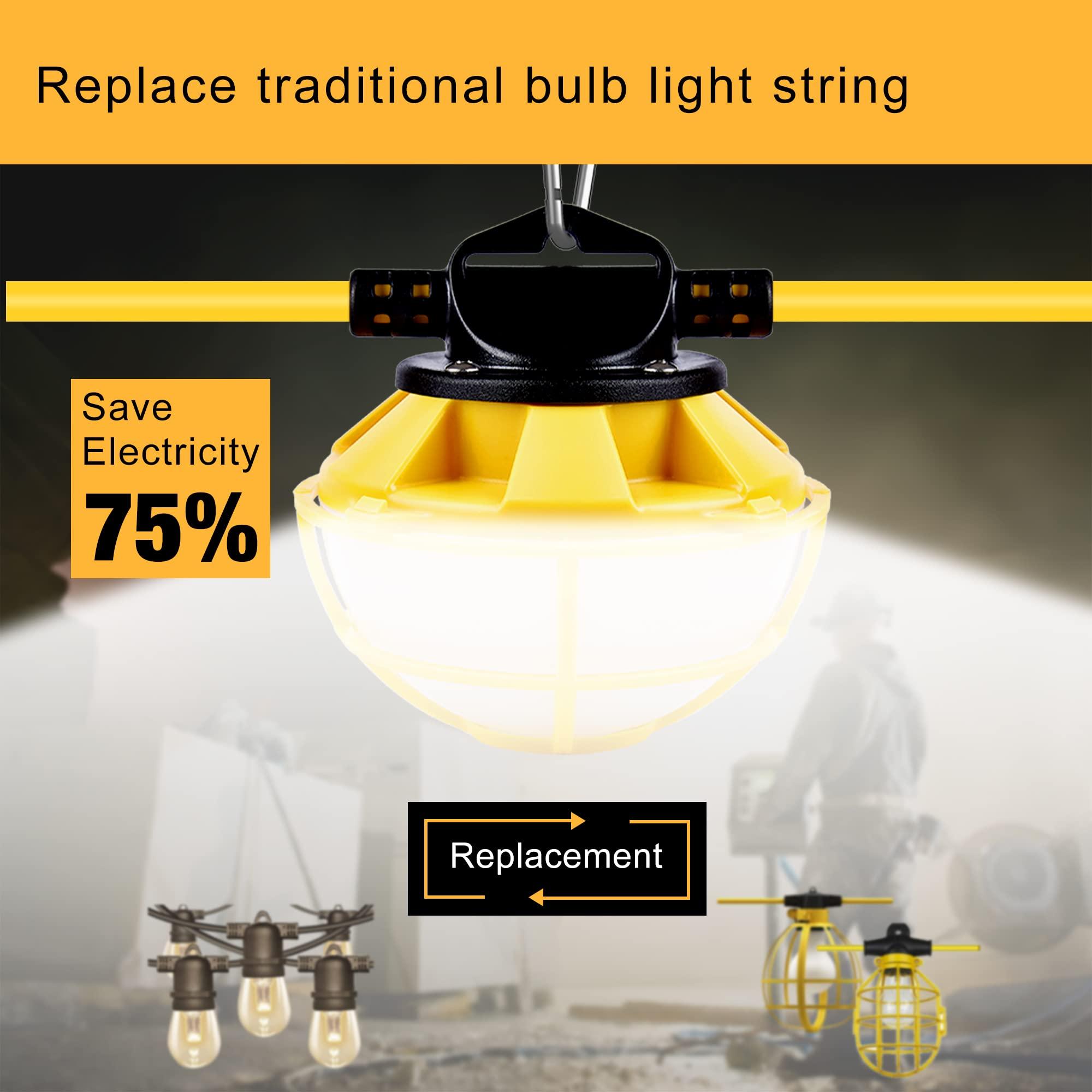 G GJIA® Waterproof Construction String Lights - G GJIA®