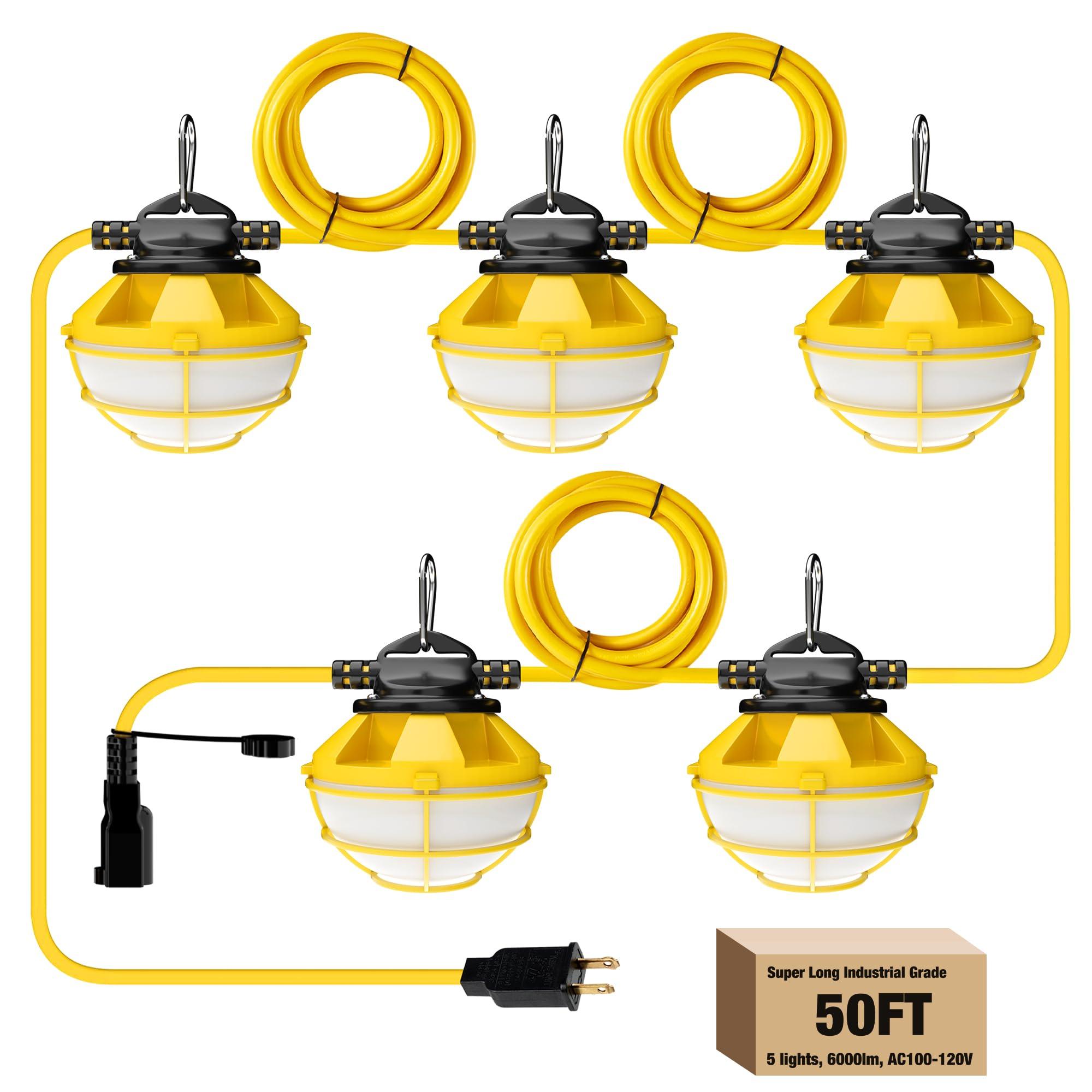 G GJIA® Waterproof Construction String Lights - G GJIA®