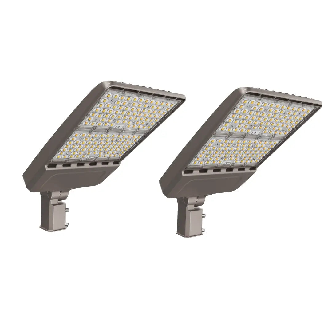G GJIA 480V 300W, 42,000LM LED Parking Lot Lights with Slip Fitters Pro Series, Dusk-to-Dawn