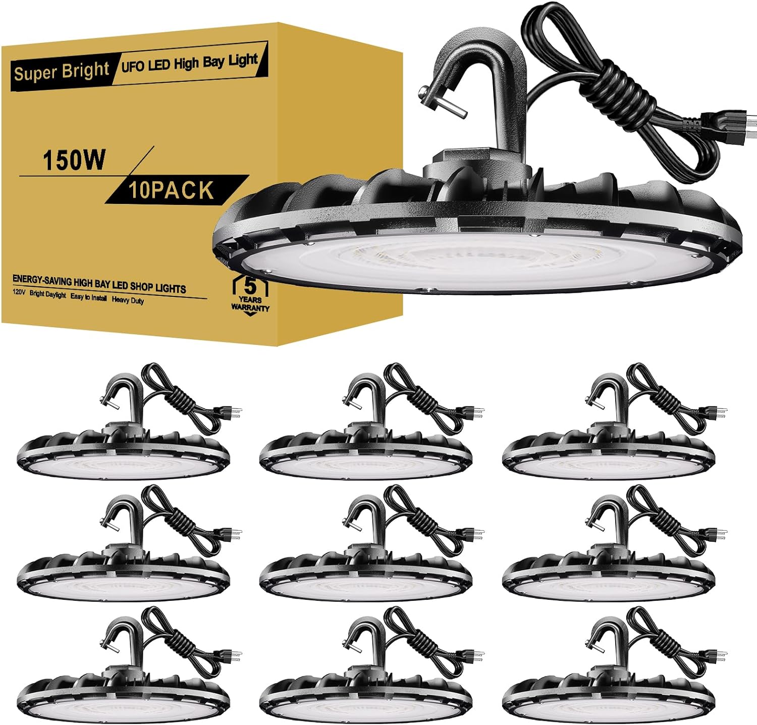 UFO LED High Bay Light 150W 16,500LM, ECO Series