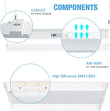 G GJIA® 300W LED Linear High Bay Light 4-Pack - G GJIA®