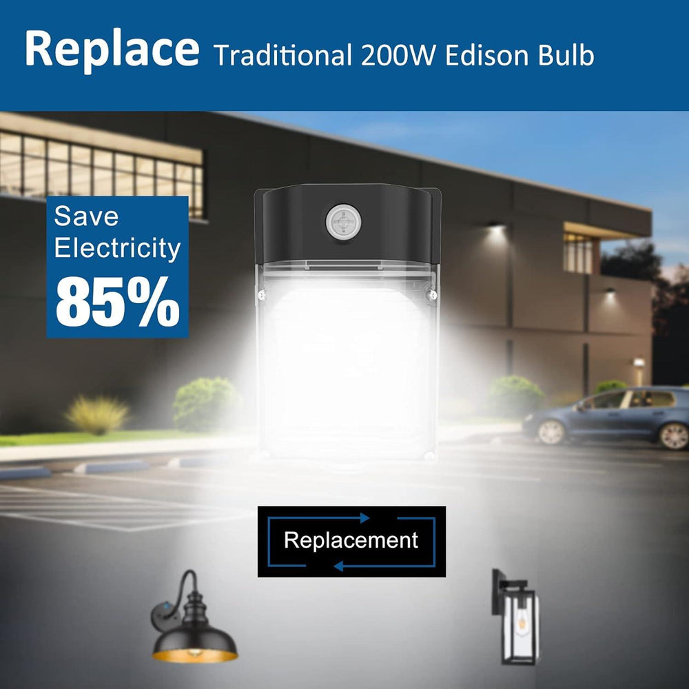 G GJIA® LED Wall Pack - Dusk to Dawn Sensor - G GJIA®