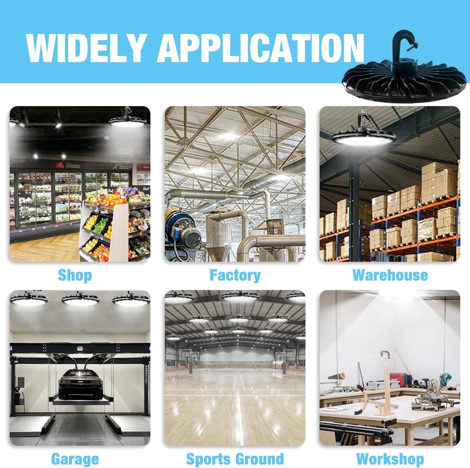 G GJIA® 100W AC120V UFO LED High Bay Lights (1 Pack) - G GJIA® G GJIA®