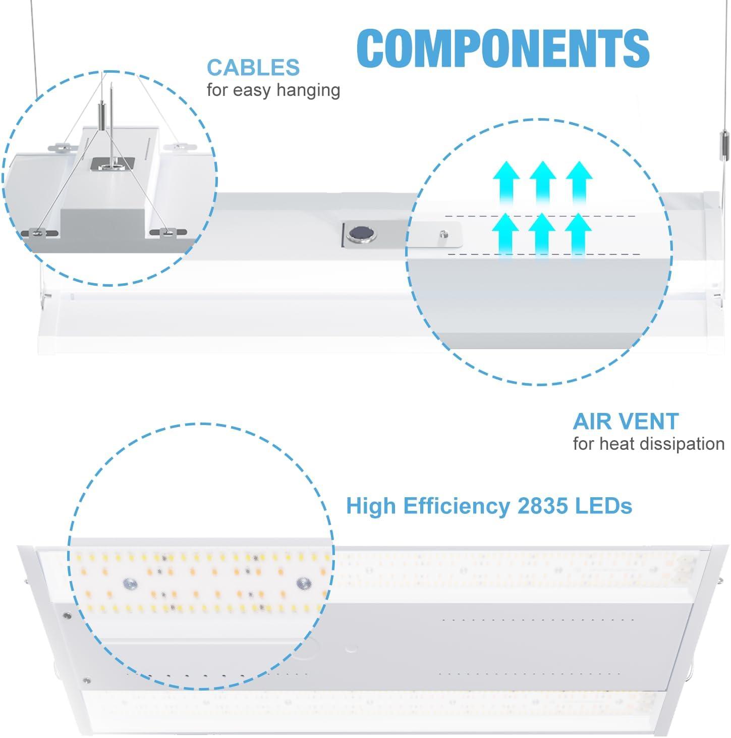 G GJIA® 210W LED Linear High Bay Shop Light (1 Pack) - G GJIA®